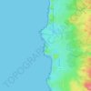 Nelson Bay topographic map, elevation, terrain