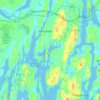 West Bath topographic map, elevation, terrain