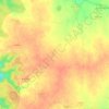 Shikaripura topographic map, elevation, terrain