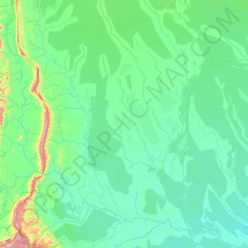 Pastaza topographic map, elevation, terrain