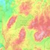 Bad Wurzach topographic map, elevation, terrain