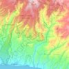 Cidaun topographic map, elevation, terrain