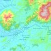 Bazílio topographic map, elevation, terrain