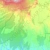 Mogote topographic map, elevation, terrain