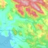 Wattle Hill topographic map, elevation, terrain