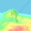 Carhoonakineely topographic map, elevation, terrain