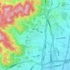 Kiyama topographic map, elevation, terrain