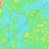 Lady Evelyn Lake topographic map, elevation, terrain