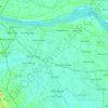Phúc Thọ District topographic map, elevation, terrain