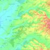 Općina Dežanovac topographic map, elevation, terrain