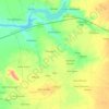 Kadadi topographic map, elevation, terrain