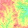 Komsilga topographic map, elevation, terrain