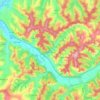 Valea Lungă topographic map, elevation, terrain
