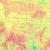 定日县 དིང་རི་རྫོང། topographic map, elevation, terrain