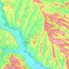 Raion d'Ungheni topographic map, elevation, terrain