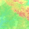 Sekyere South District topographic map, elevation, terrain