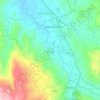 Goudi topographic map, elevation, terrain