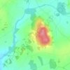 Tinnacarrick topographic map, elevation, terrain