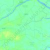 Kecamatan Enok topographic map, elevation, terrain