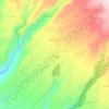 Malakaji topographic map, elevation, terrain