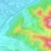 Suggental topographic map, elevation, terrain