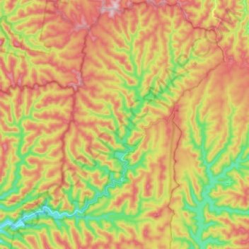 Mogo Creek topographic map, elevation, terrain