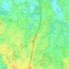Bojongsari Baru topographic map, elevation, terrain