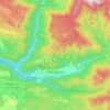 Trevi nel Lazio topographic map, elevation, terrain