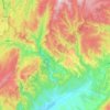 Bozovici topographic map, elevation, terrain