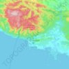 Trinidad topographic map, elevation, terrain