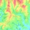 Horam topographic map, elevation, terrain