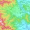 Giaveno topographic map, elevation, terrain