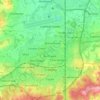 Crawley topographic map, elevation, terrain