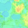 Tangerine topographic map, elevation, terrain