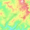 Sidi Bouzineb topographic map, elevation, terrain