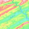 Mahoning Township topographic map, elevation, terrain