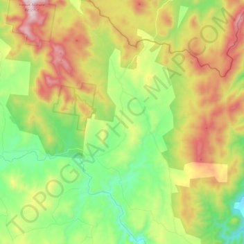 Shannons Flat topographic map, elevation, terrain