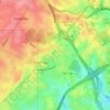 Overlea topographic map, elevation, terrain