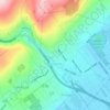 Luzerne topographic map, elevation, terrain