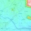 Mohanur topographic map, elevation, terrain