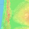 Biscarrosse topographic map, elevation, terrain