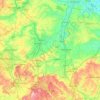 Bedfordshire topographic map, elevation, terrain