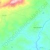 Mata da Rainha topographic map, elevation, terrain