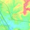 Long Buckby topographic map, elevation, terrain