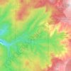 Ashdown Gorge Wilderness Area topographic map, elevation, terrain