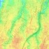 Gandul topographic map, elevation, terrain