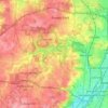 Springfield Township topographic map, elevation, terrain