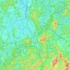 東区 topographic map, elevation, terrain
