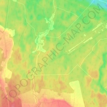 Kiva küla topographic map, elevation, terrain