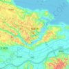 Inashiki topographic map, elevation, terrain